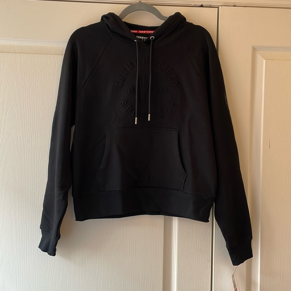 Tommy Hilfiger Fleece Women’s Hoodie, Black, XS